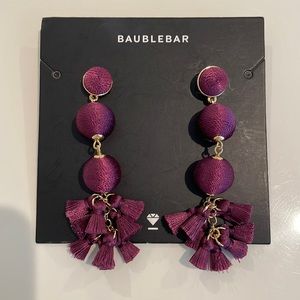 Bauble Bar purple earrings